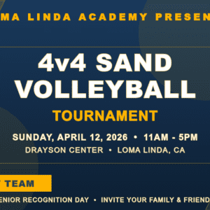 4/12/26: 4v4 Sand Volleyball Tournament - Senior Recognition Day